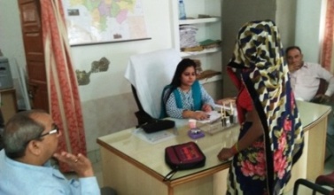 अधिशासी अधिकारी ने नगर पंचायत कार्यालय में सुनी जन समस्याये
