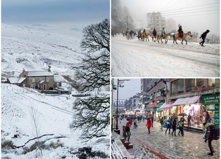 पहाड़ों पर बर्फबारी के बीच अचानक हुई बेमौसम बारिश से उत्तर भारत में बढ़ी ठंड, हवाई यातायात प्रभावित