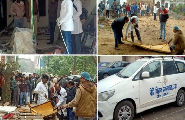मंडी निरीक्षक के घर विस्फोट, गैस गीजर में लीकेज बना घटना की वजह, बेटी व पत्नी ने तोड़ा दम