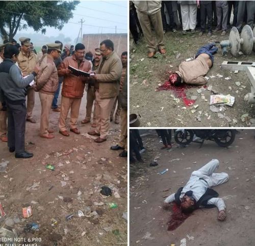 बहराइच में दो युवकों को दिनदहाड़े धारदार हथियार से काट डाला, सांसे थमने तक करते रहे वार।