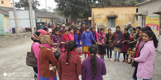 बगहा:- आगामी 19 जनवरी को मानव श्रृंखला को सफल बनाने को लेकर मेहंदी प्रतियोगिता हुआ आयोजन,जल जीवन हरियाली का दी संदेश