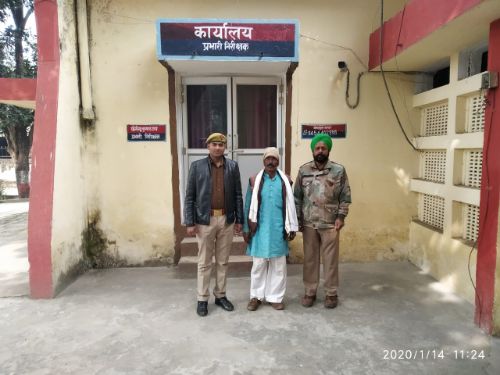 बहराइच थाना विशेश्वरगंज पुलिस ने एक वारंटी को किया गिरफ्तार।