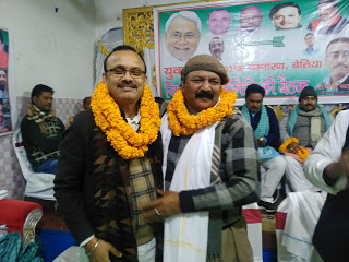 बिहार सरकार द्वारा जल जीवन हरियाली अभियान की सफलता के लिए जद यू के युवाओं ने झोंकी ताकत