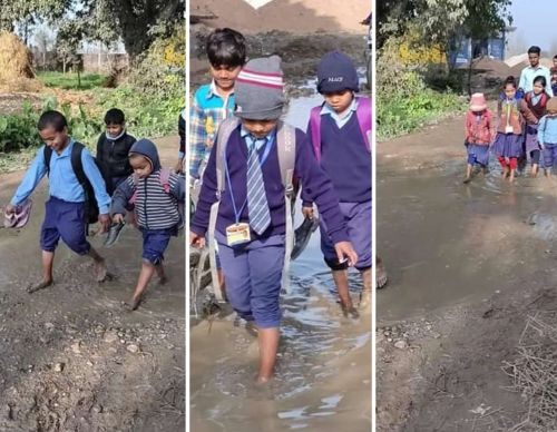 बहराइच विकास के खोखले दावे, बहराइच नहीं हुआ गड्ढा मुक्त सड़क से। रिपोर्ट :- पंकज कुमार सिंह।