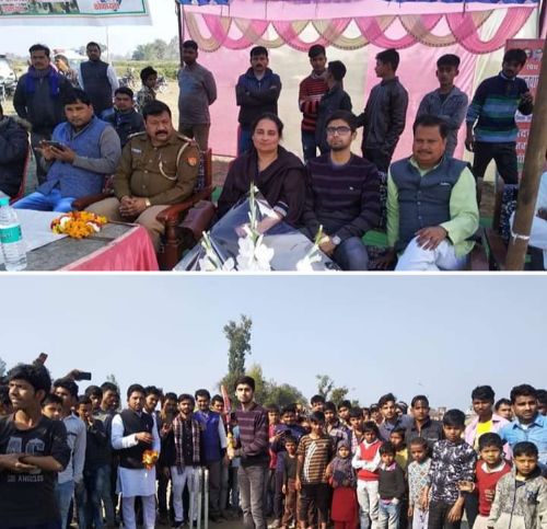 बहराइच: बौंडी थाना क्षेत्र के खैराबाजार में खैरा प्रीमियर लीग का उद्घाटन किया गया। रिपोर्ट :- पंकज कुमार सिंह।