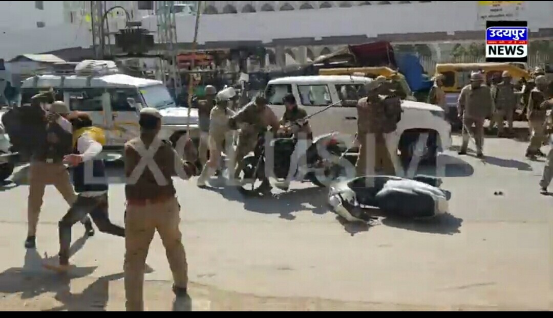 (महावीर मेघवंशी)उदयपुर में NCR,CAA के विरोध में रैली निकाली पुलिस ने किया लाठीचार्ज