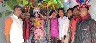 चौतरवा क्षेत्र के कोचिंग स्कूलों में धूमधाम से हुई मां सरस्वती की पूजा विद्या की देवी की हुई आराधना। 