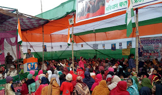 आज एनआरसी सीए और एनपीआर कानून के खिलाफ 19 वा दिन भी धरना जारी 