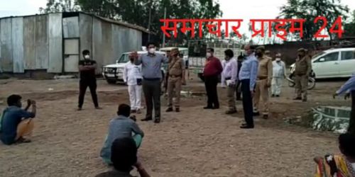 बहराइच लॉकडाउन के बीच मुम्बई से लौटे सैकड़ों लोग।