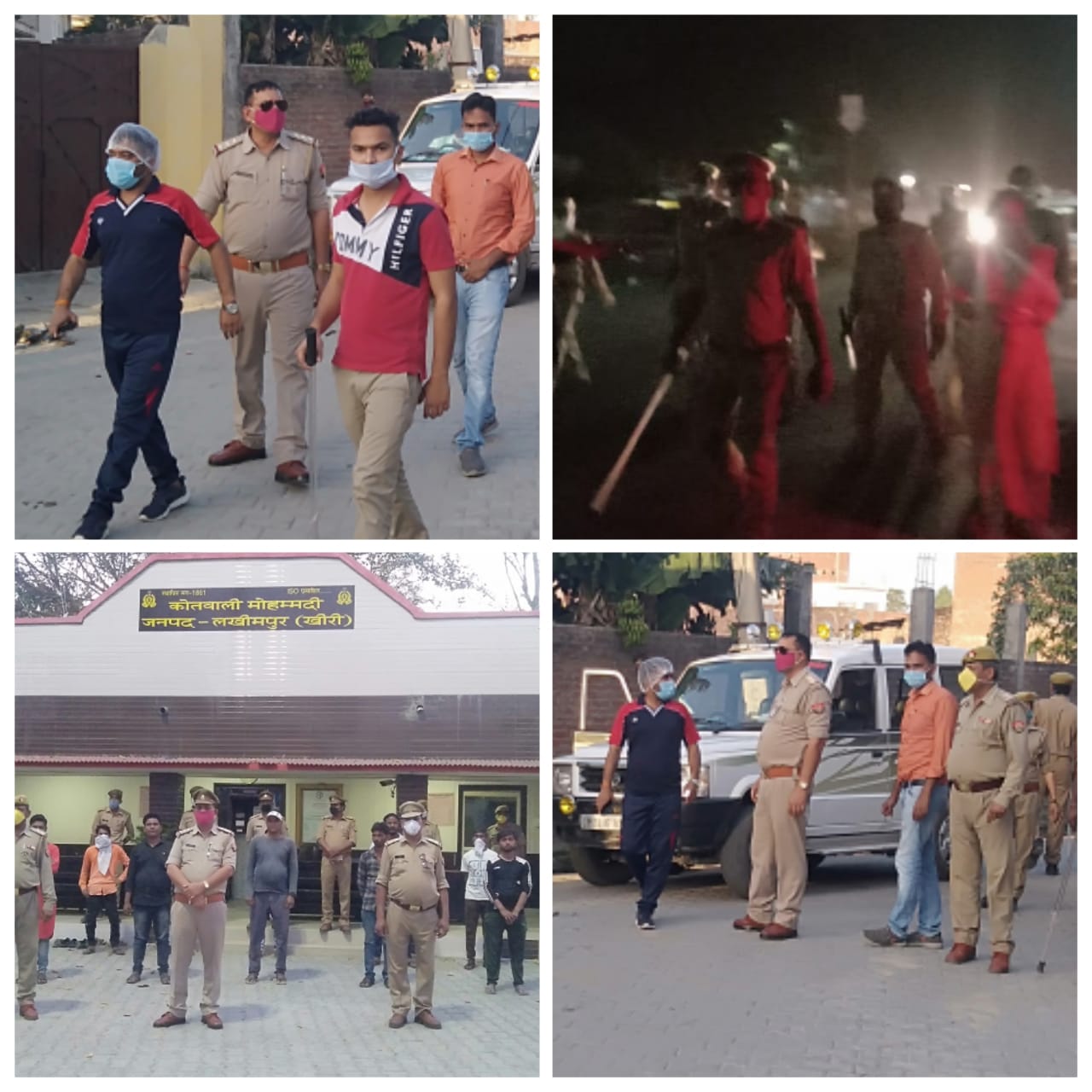 एसडीएम तहसीलदार नायब तहसीलदार इंस्पेक्टर के नेतृत्व में लाक डाउन का उल्लंघन करने वालों खिलाफ बड़ी कार्रवाई