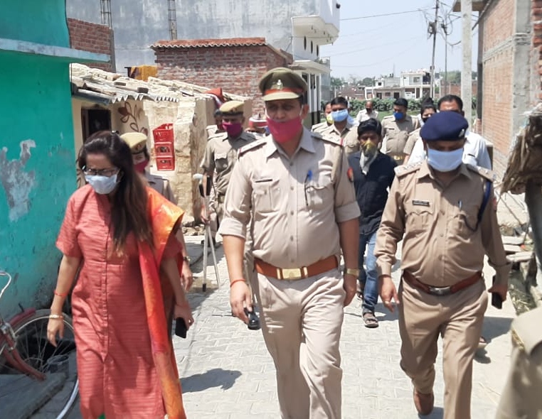एसडीएम स्वाति शुक्ला क्षेत्राधिकारी प्रदीप यादव ने किया क्षेत्रों का औचक निरीक्षण
