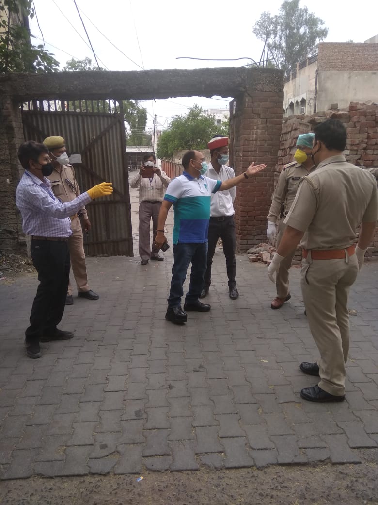 अलीगढ़ में एक और कोरोना पॉजिटिव ,संख्या बढ़कर हुयी 8 इलाका हुआ सील