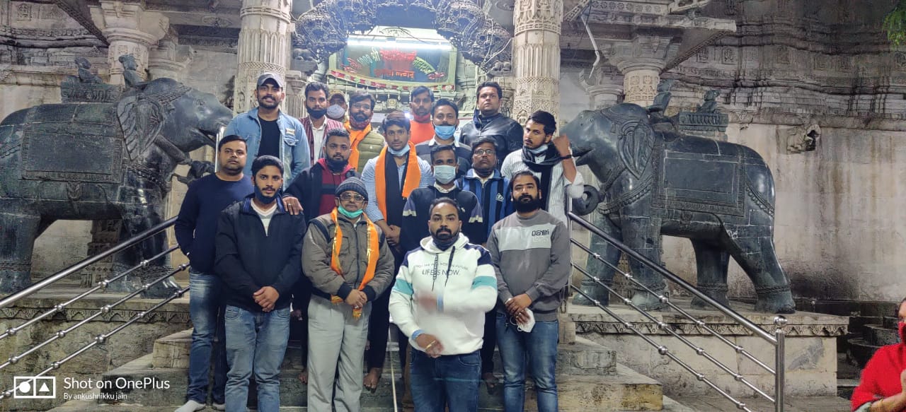 युवा कांग्रेस के राष्ट्रीय सचिव मितेन्द्र दर्शन सिंह का ऋषभदेव में प्रथम बार आगमन  पर स्वागत 