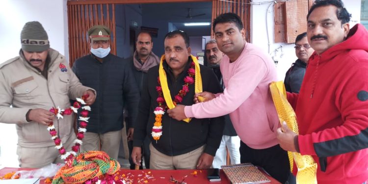 राया प्रभारी निरीक्षक सूरज प्रकाश शर्मा मथुरा कोतवाली प्रभारी बनाए गए