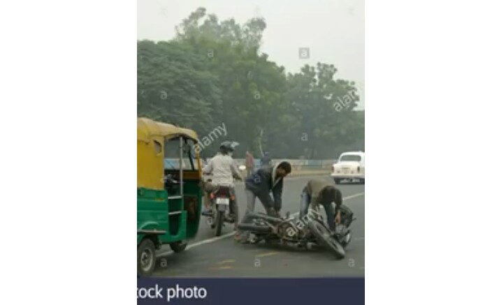 बाइक की ठोकर से युवक की मौत