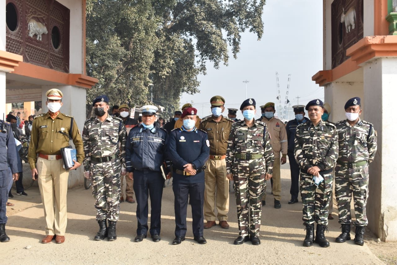 एस.एस.बी. की अपर-महानिदेशक ने किया 42वीं व 59वीं वाहिनी का निरीक्षण किया 