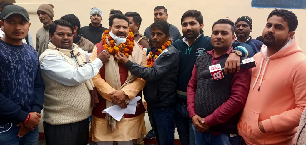 पत्रकार समाज कल्याण समिति खैर के प्रतिनिधिमंडल ने की क्षेत्रीय विधायक से शिष्टाचार भेंट l