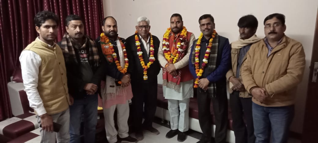सुशील गर्ग ने नवनिर्वाचित एमएलसी का किया स्वागतl