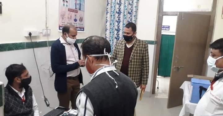जिले के 7 चिकित्सा संस्थानों में कोविड-19 वैक्सीन का सफल ड्राई रन