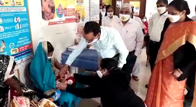 जिले में प्लस पोलियो का अभियान हुआ शुरू