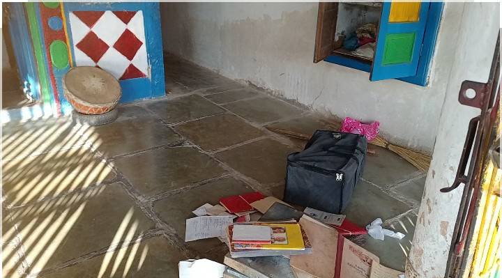 गाजन गढ़ में 2 मंदिरों के ताले टूटे बीती रात चोरों ने भगवान के चांदी के मुकुट व छतर ले गए