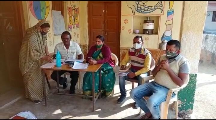 आज परिक्षेत्र खारडा की आंगनवाड़ी कार्यकर्ताओं की बैठक का आयोजन किया