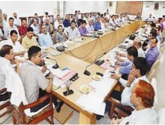  सरकारी विभाग जमा करें बिजली का बिल सीडीओ ने की बैठक