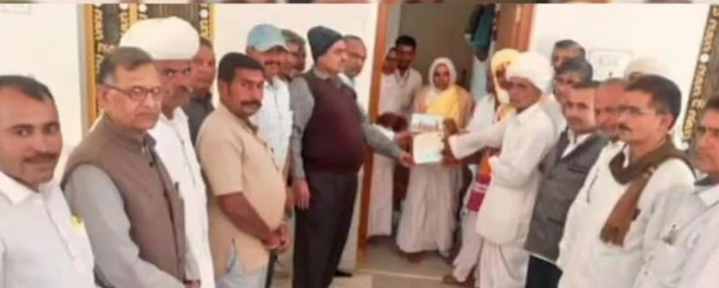 रोहट क्षेत्र के  श्री राजेश्वर भगवान के अन्नपूर्णा आंजणी नाता धाम नया चेण्डा की ओर से अयोध्या में 