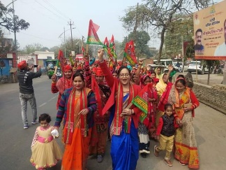 शाहजहाँपुर#उत्तर प्रदेश की प्रथम महिला राज्यपाल #सरोजिनी_नायडू_जी के जन्मदिवस पर  #समाजवादी_महिला_घेरा कार्यक्रम में हिस्सा लेने जाते सभी सपा कार्यकर्