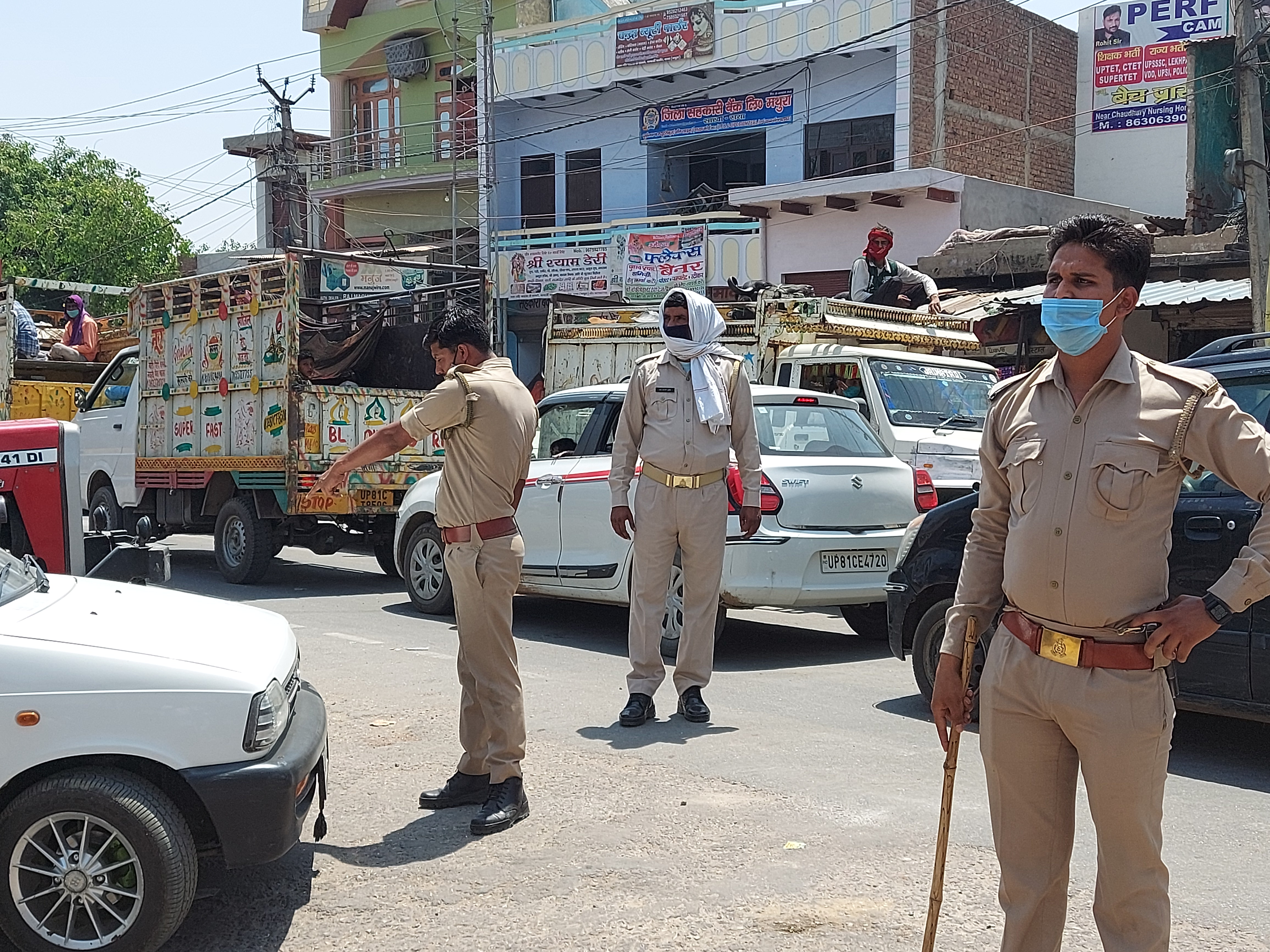 जाम देखकर चढ़ी कोतवाल की त्यौरियां तो सड़क पर दौड़े अधीनस्थ 