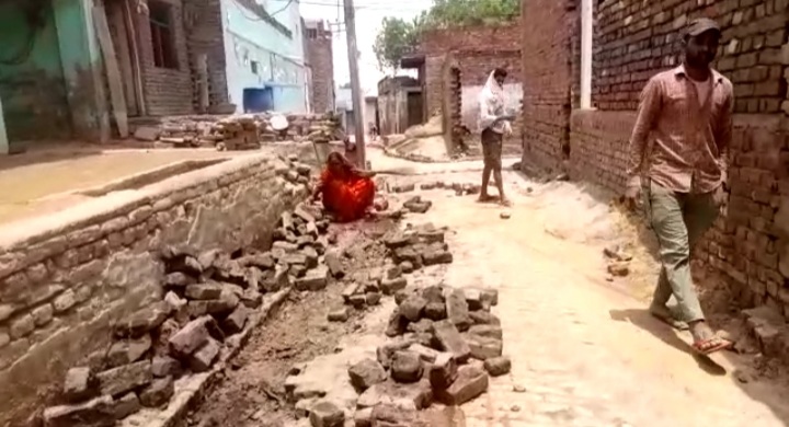 मांकरोल में  सार्वजनिक रास्ते में अवैध कब्जे को 112 नंबर ने पहुंचकर रुकवाया