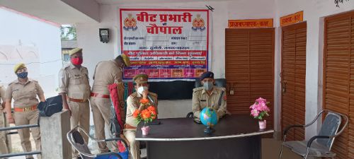 क्षेत्राधिकारी नानपारा के नेतृत्व में थाना सुजौली के बढ़खड़िया में हुआ बीट चौपाल का आयोजन।