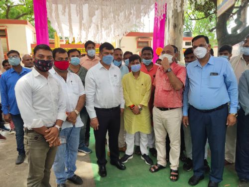 मुख़्यमंत्री सामूहिक विवाह का आयोजन डीएम बहराइच दिनेश चंद्र के संरक्षण मे ब्लाक मुख्यालय तेजवापुर में किया गया।