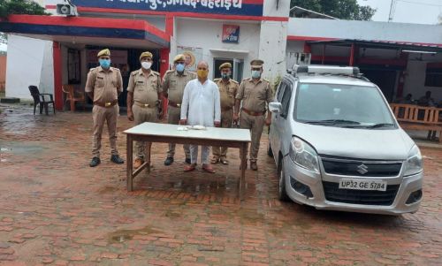 पयागपुर पुलिस ने 25000 के इनामी को किया गिरफ्तार।