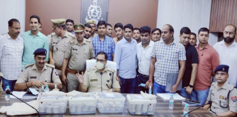 एक करोड़ 5 लाख की लूट में 89 लाख रू. से अधिक की धनराशि बरामद, 11 गिरफ्तार