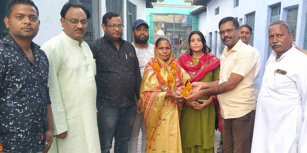 भाजपा की दिलाई सदस्यता 