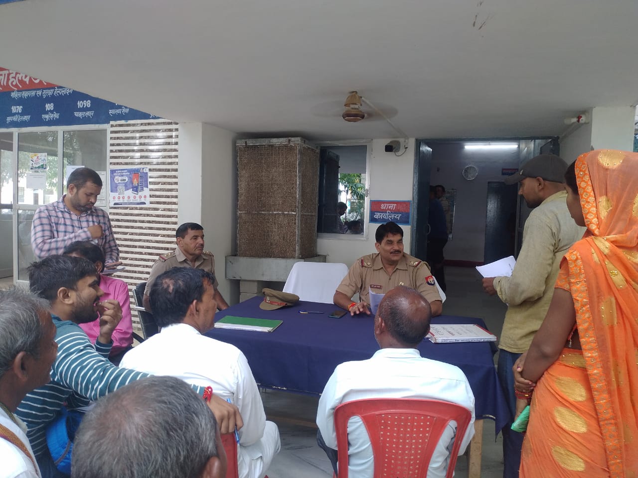 थाना एलाऊ पर समाधान दिवस का आयोजन