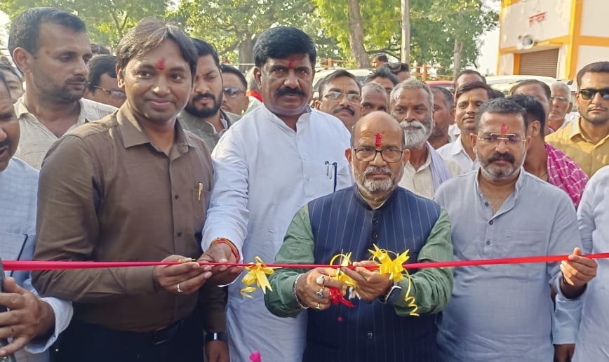 विधायक ने किया गौशाला का लोकार्पण ।