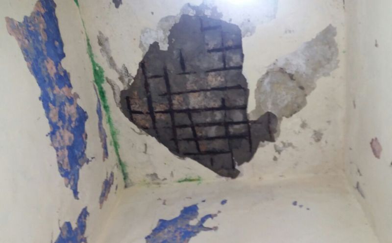 छत का प्लास्टर टूटने से बाल-बाल बचा एसडीएम पेशकार का परिवार