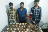 एसटीएफ ने अवैध असलहा फैक्ट्री का किया भंडाफोड़, तीन गिरफ्तार