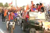 विश्व हिंदू परिषद ने ऐलान किया  कि अयोध्या में हो रही यह धर्मसभा मंदिर निर्माण के लिए अंतिम सभा