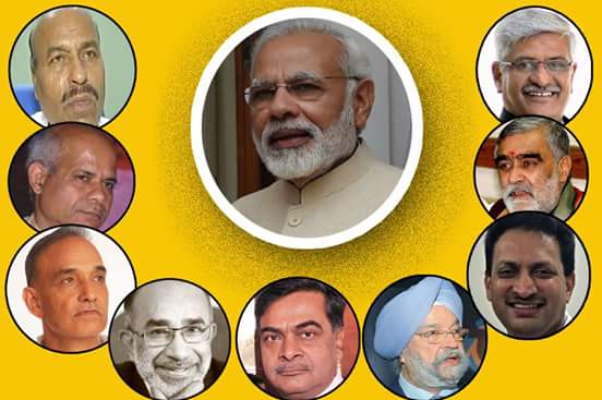 मोदी सरकार के कैबिनेट विस्तार में 13 मंत्रियों ने ली शपथ 4 कैबिनेट और 9 राज्यमंत्री 