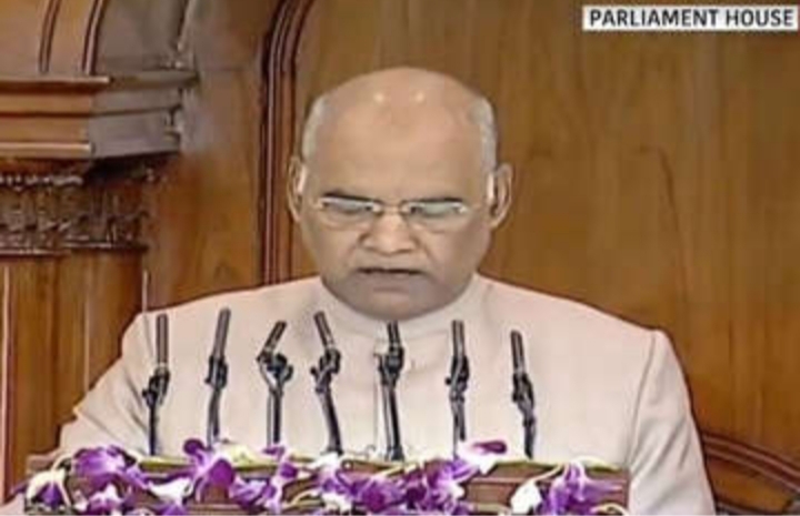 संसद में राष्ट्रपति ने कहा, एक राष्ट्र एक साथ चुनाव पर गंभीरता से विचार करें