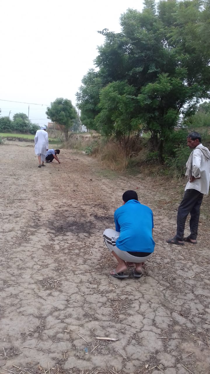 एसडीएम खैर के निर्देश पर क्यूआरटी टीम ने मौके पर जाकर भूमि की समस्याओं का किया निस्तारण