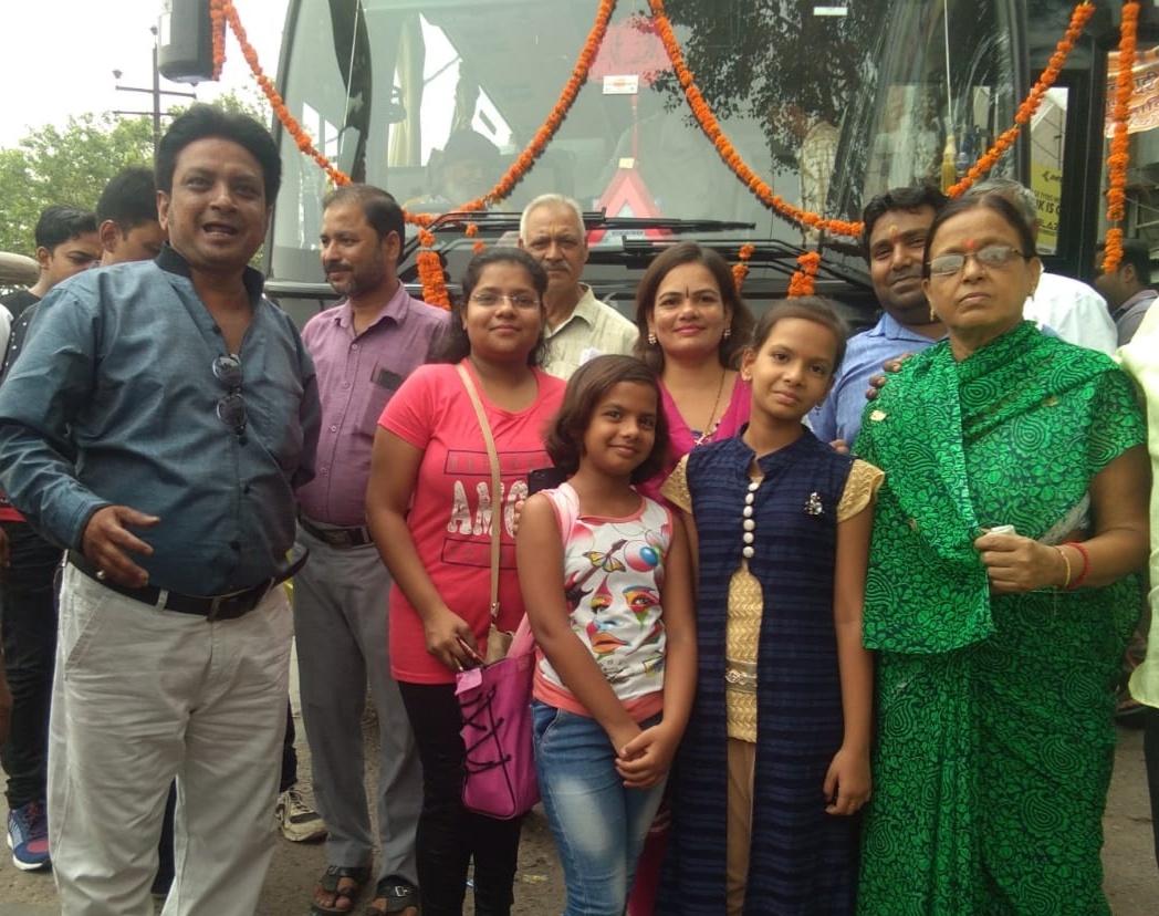 अलीगढ़ से अमरनाथ के लिये सातवां जत्था हुआ रवाना