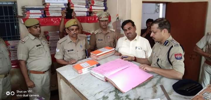 राया थाने का जिलाधिकारी एव एस एस पी ने किया औचक निरीक्षण 